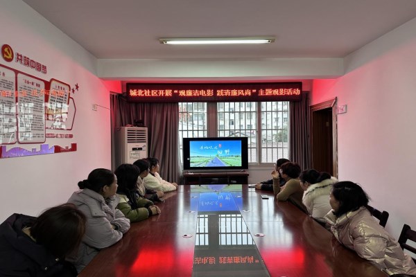 城北社區開展“觀廉潔電影 踐廉潔風尚”主題觀影活動